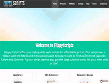 Tablet Screenshot of flippyscripts.com